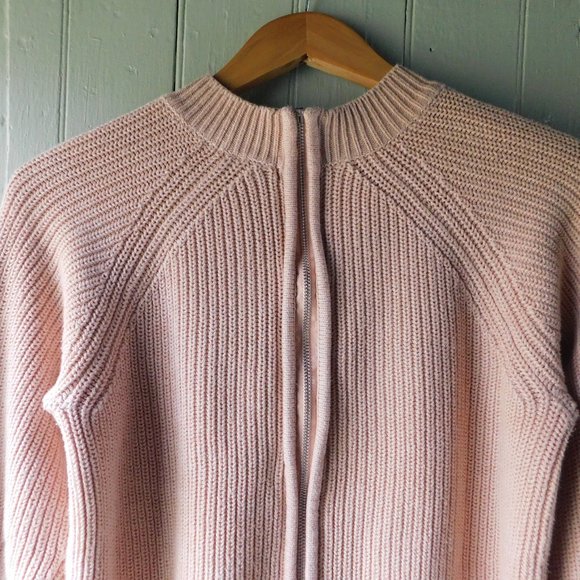 🦔🦔 Dusty Rose Ribbed Zipper Cardigan - Picture 5 of 13